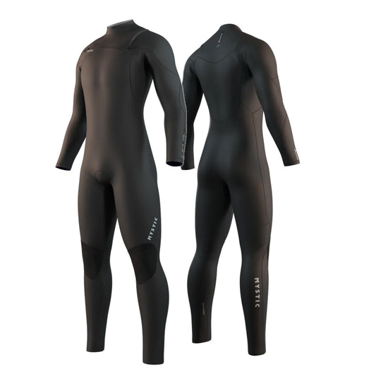 Mystic Star 5/3 Men's Front Zip Full Wetsuit Black