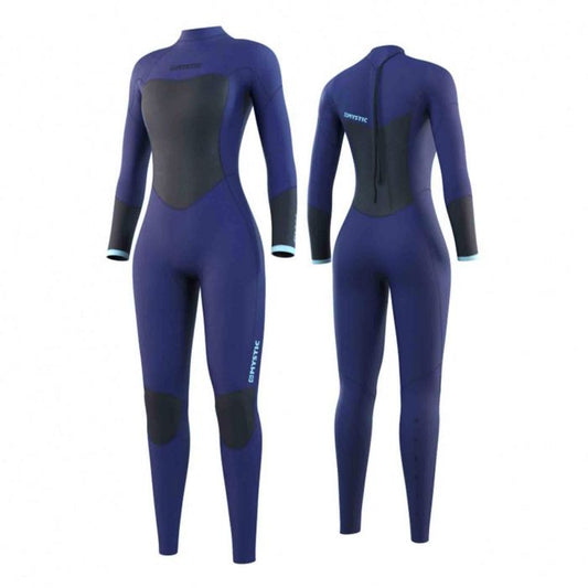 Mystic Star 5/3 Women's Back Zip Full Wetsuit Night Blue