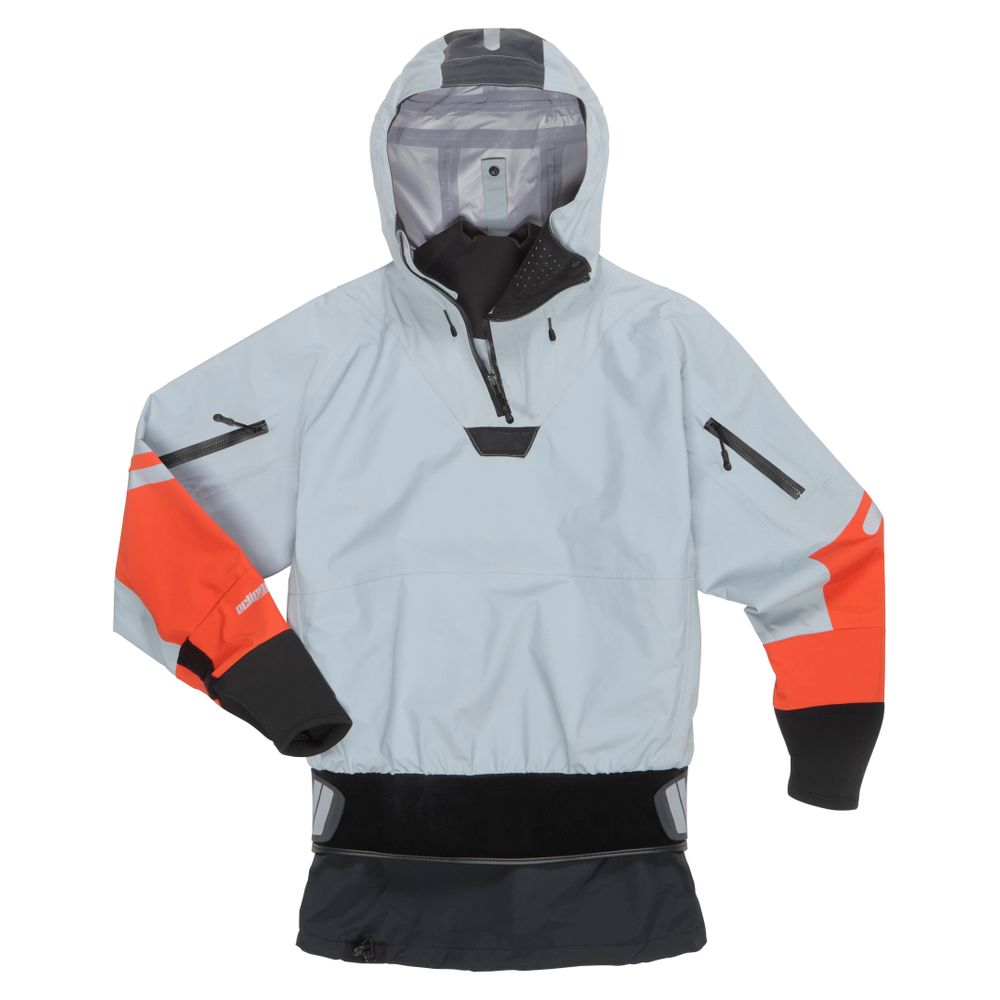 NRS Element Men's Hooded Paddling Jacket Quarry