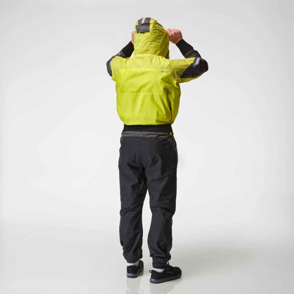 NRS Riptide Mens Hooded Jacket Citrus