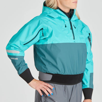 NRS Riptide Womens Jacket Aqua/Mediterranean