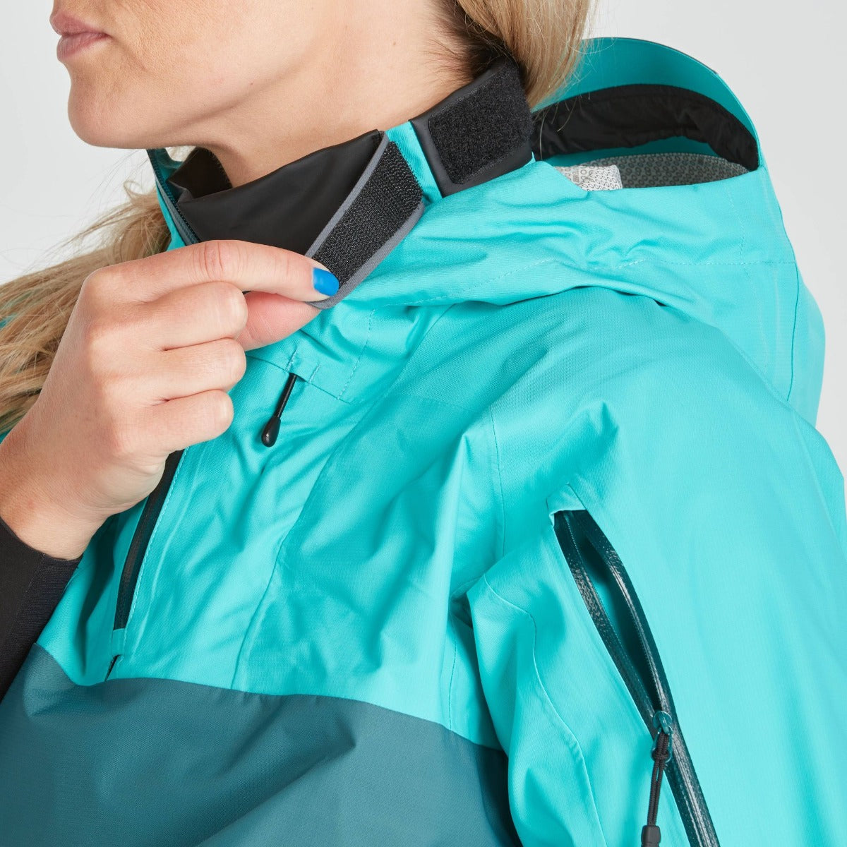 NRS Riptide Womens Jacket Aqua/Mediterranean