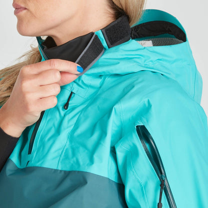 NRS Riptide Womens Jacket Aqua/Mediterranean