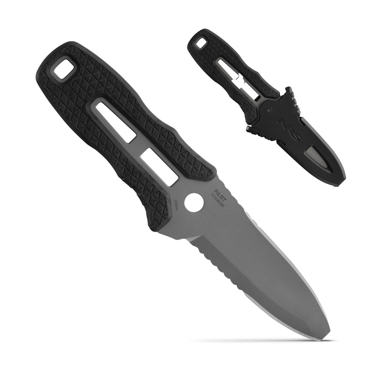 NRS Titanium Pilot Sheath Knife