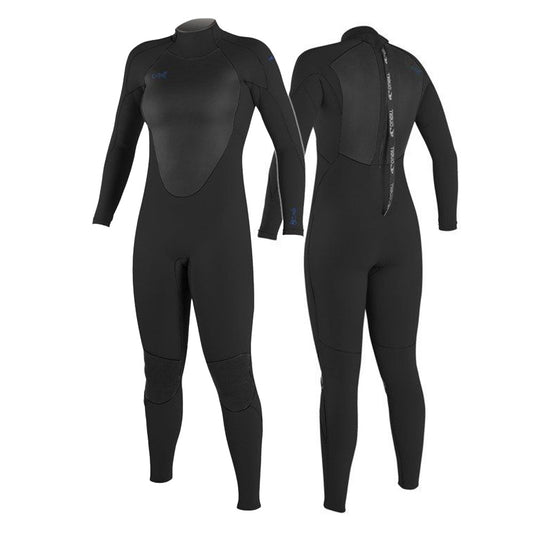 O'Neill Epic 4/3 Women's Back Zip Full Wetsuit Black