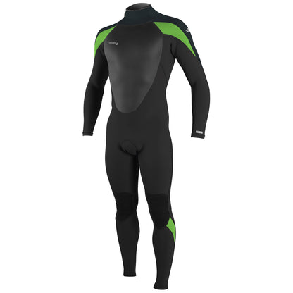 O'Neill Epic 5/4 Men's Back Zip Full Wetsuit Black/Gunmetal/Dayglo