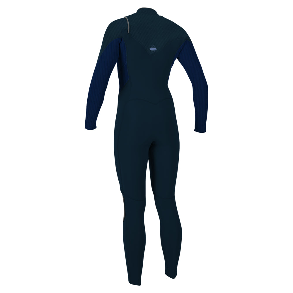 O'Neill Hyperfreak 5/4+ Women's Chest Zip Full Wetsuit Shade/Navy