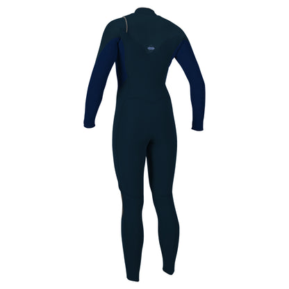 O'Neill Hyperfreak 5/4+ Women's Chest Zip Full Wetsuit Shade/Navy