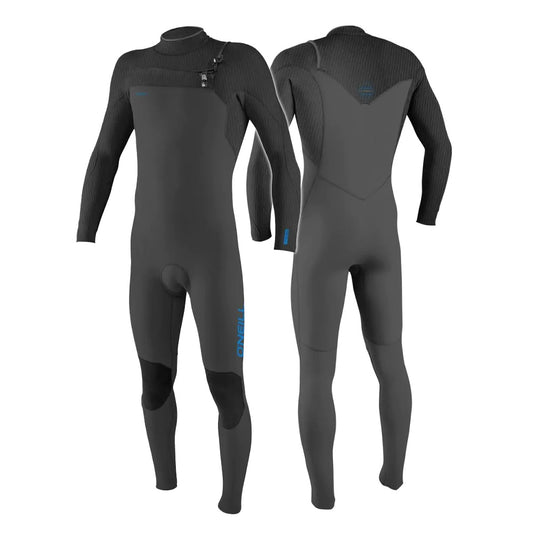 O'Neill Hyperfreak 5/4+ Youth Front Zip Full Wetsuit Raven