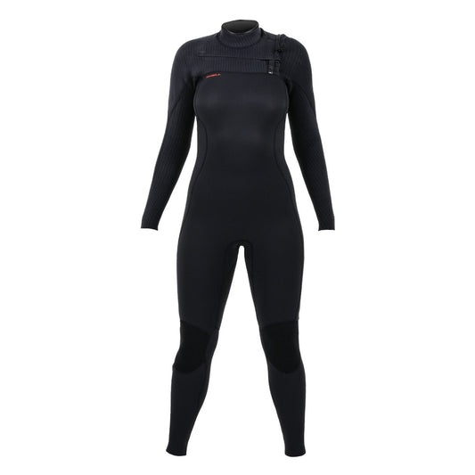 O'Neill Hyperfreak 3/2+ Women's Chest Zip Full Wetsuit Black