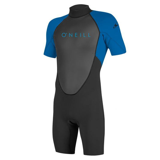 O'Neill Reactor 2 2mm Youth Back Zip Shorty Wetsuit Black/Ocean