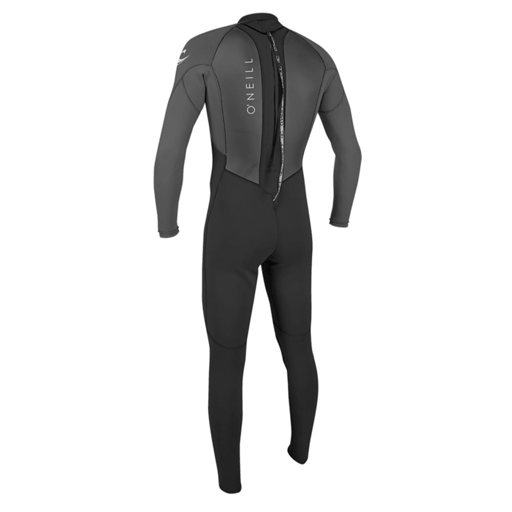 O'Neill Reactor 2 3/2 Men's Back Zip Full Wetsuit Black/Graph