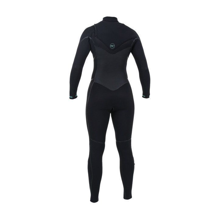 O'Neill Psycho Tech 5/4+ Women's Chest Zip Full Wetsuit Black
