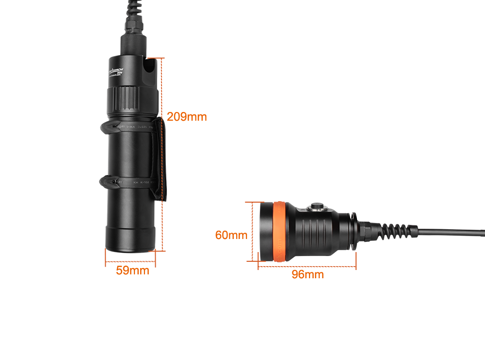 Orca D630 v2.0 Tech Dive Light
