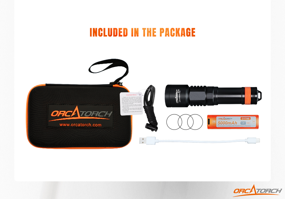 Orca D700 Dive Light