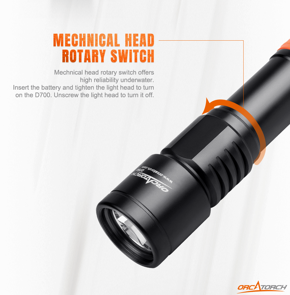 Orca D700 Dive Light