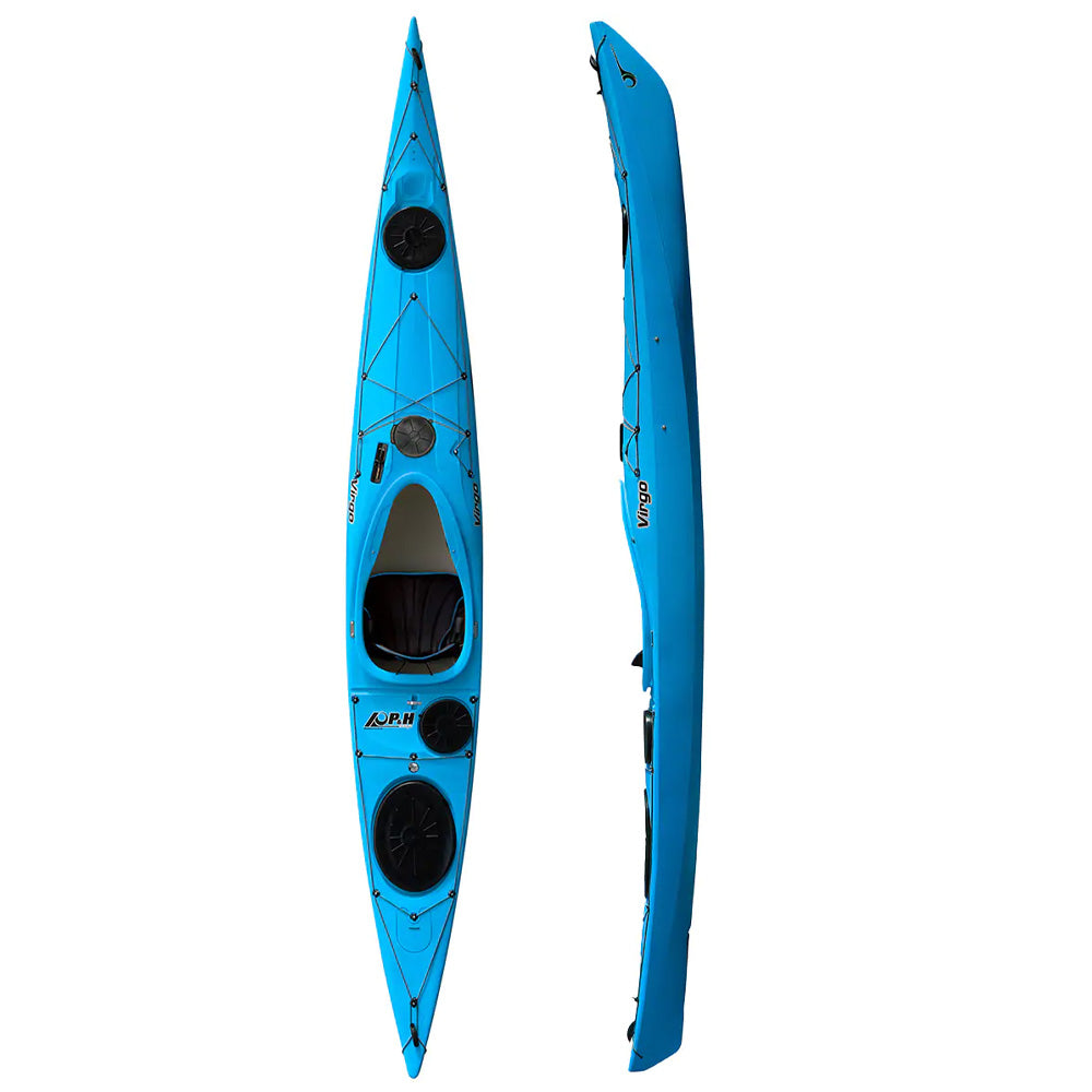 P&H Virgo CLX Skudder Touring / Sea Kayak High Volume Tahoe Blue | Factory Blemish