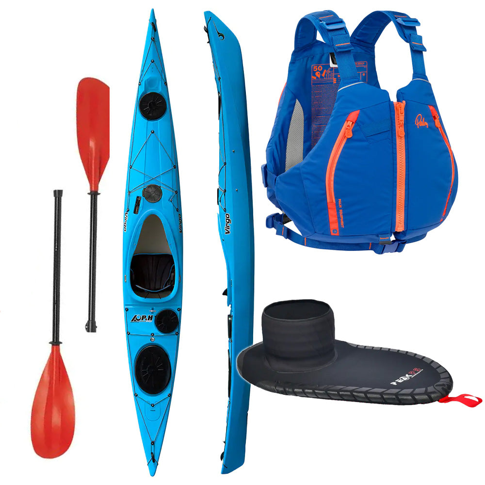 P&H Virgo CLX Skeg Sea Touring Kayak Package