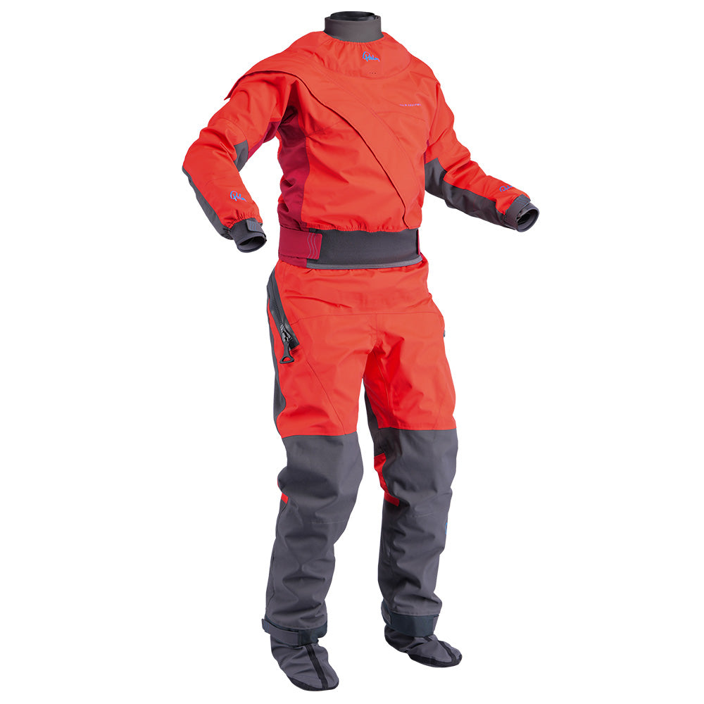 Palm Cascade Women's Front Entry Drysuit Fiesta/Samba