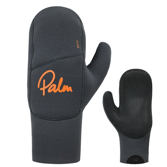 Palm Claw Neoprene Mitts Jet Grey