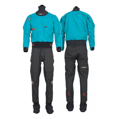 Peak PS Deluxe EVO One Piece Men's Back Entry Drysuit Blue/Black