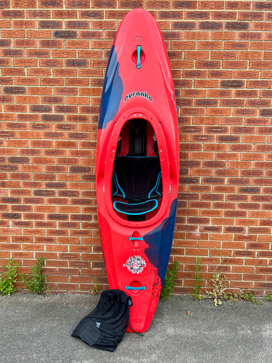 Pyranha Firecracker Stout 2 Kayak 252 (Large) Rosella Red | Preowned