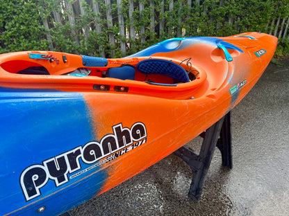 Pyranha ReactR Elite Kayak Large Orange/Blue/Blue | Preowned