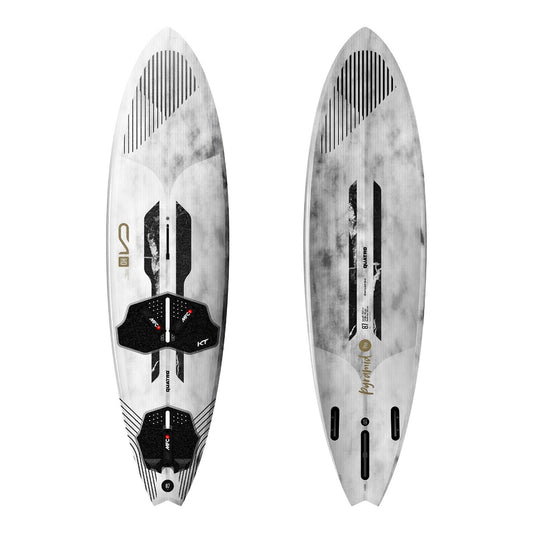 2024 Quatro Pyramid Pro - Surfwave Thruster Windsurf Board