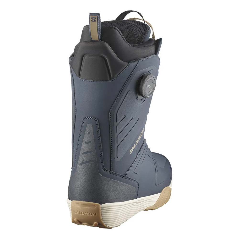 2025 Salomon Dialogue Dual BOA Mens Snowboard Boots Blue Nights / Sepia Tint / Gum