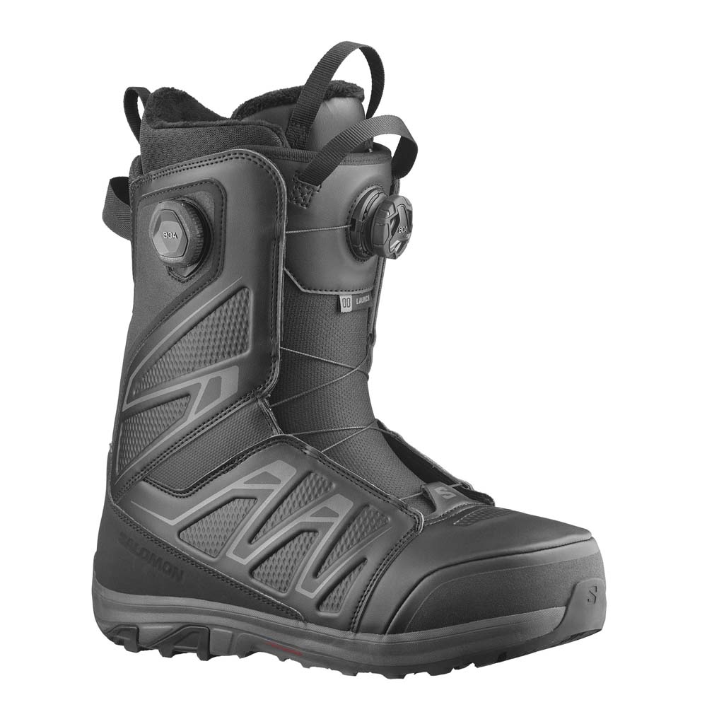 2027 Salomon Launch BOA SJ Mens Snowboard Boots Black