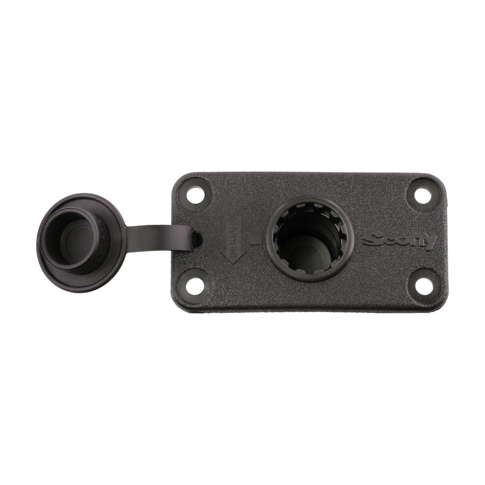 Scotty Rectangular Flush Deck Mount 244