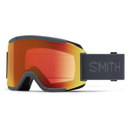 2025 Smith Squad Snow Goggles Slate Red Mirror / Clear