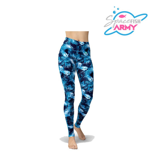 SpaceFish Army Manta Mayhem Women's Leggings
