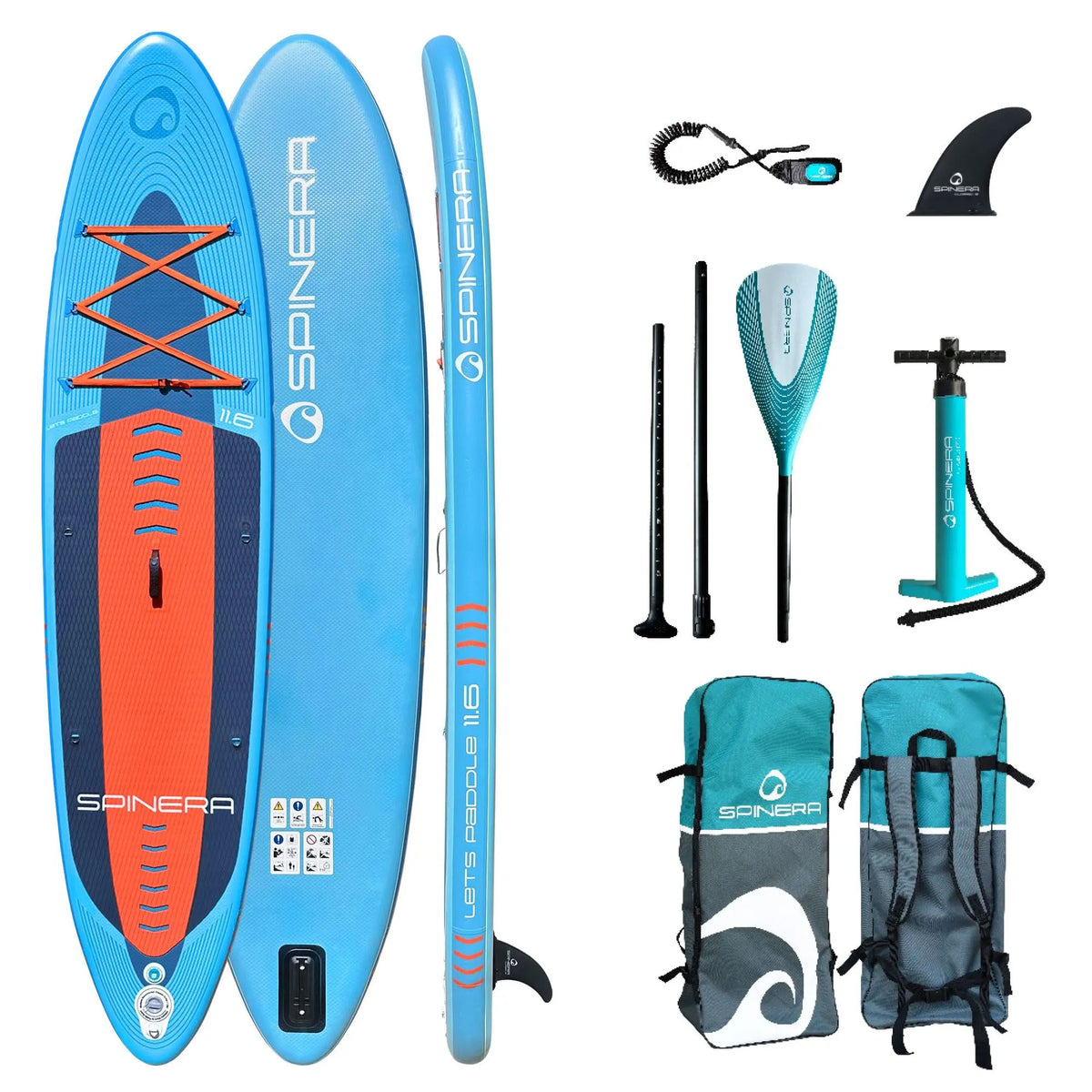 Spinera Let's Paddle 11ft6 Inflatable SUP Package