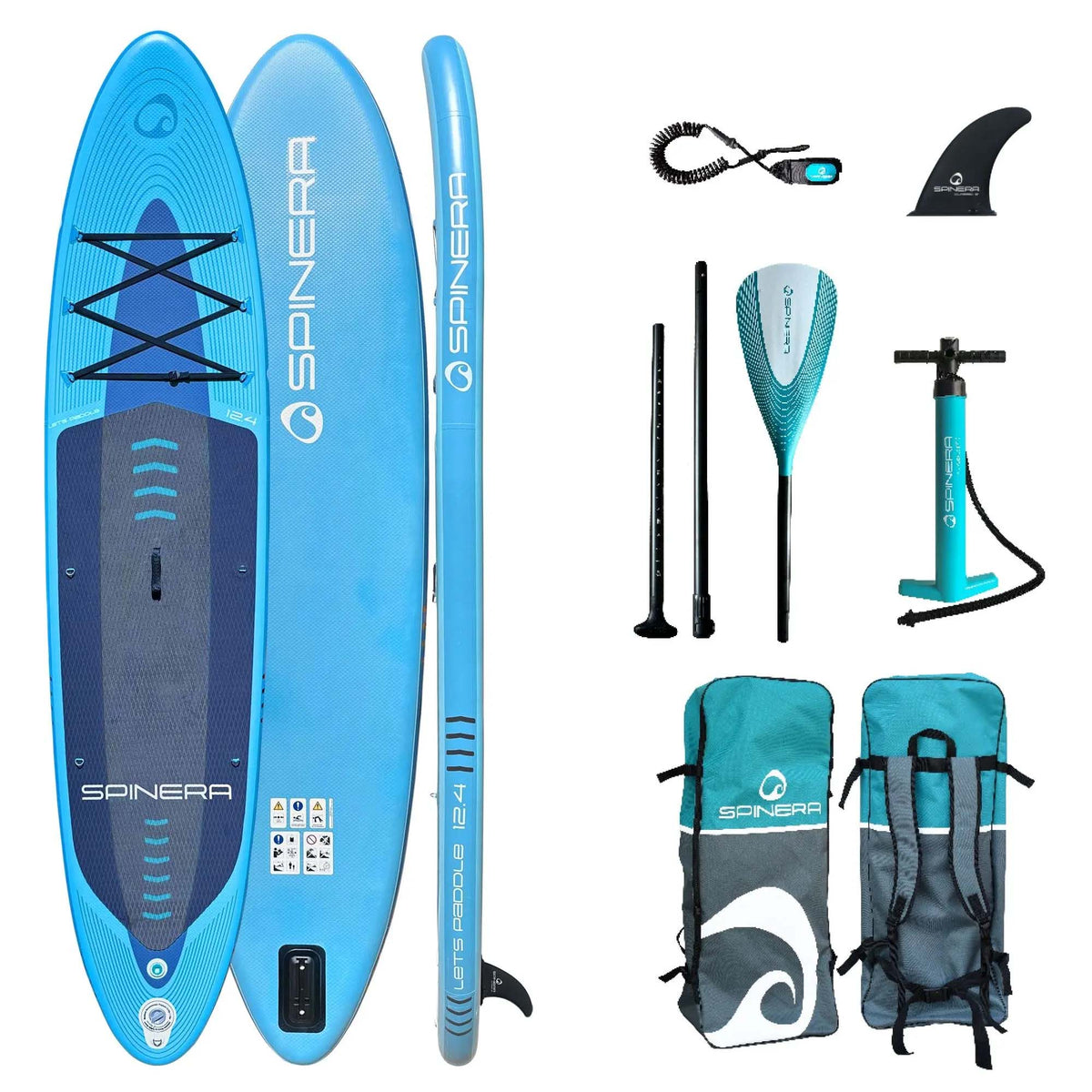 Spinera Let's Paddle 12ft4 Inflatable SUP Package