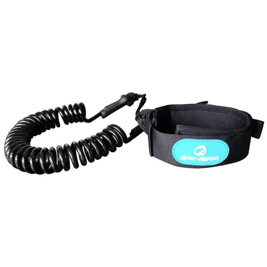 Spinera 10ft Coiled SUP Leash Black