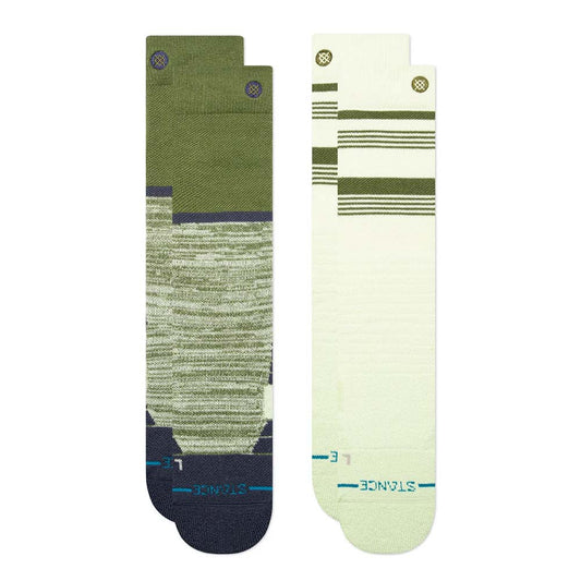 Stance Backside Poly Snow Socks 2 Pack Green