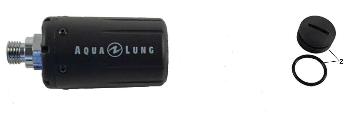 Aqualung Transmitter Battery Cap Assembly