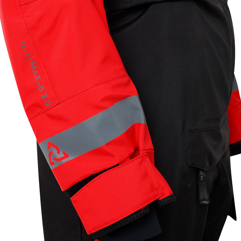 Typhoon Max B 2.0 Men's Front Entry Drysuit Red/Black