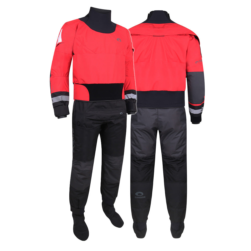 Typhoon Multisport 2.0 Men's Back Entry Drysuit Red