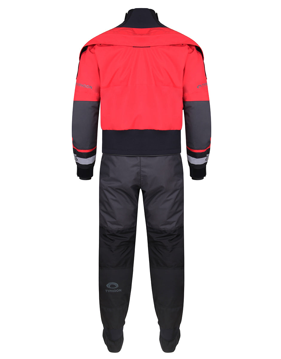 Typhoon Multisport 2.0 Men's Back Entry Drysuit Red