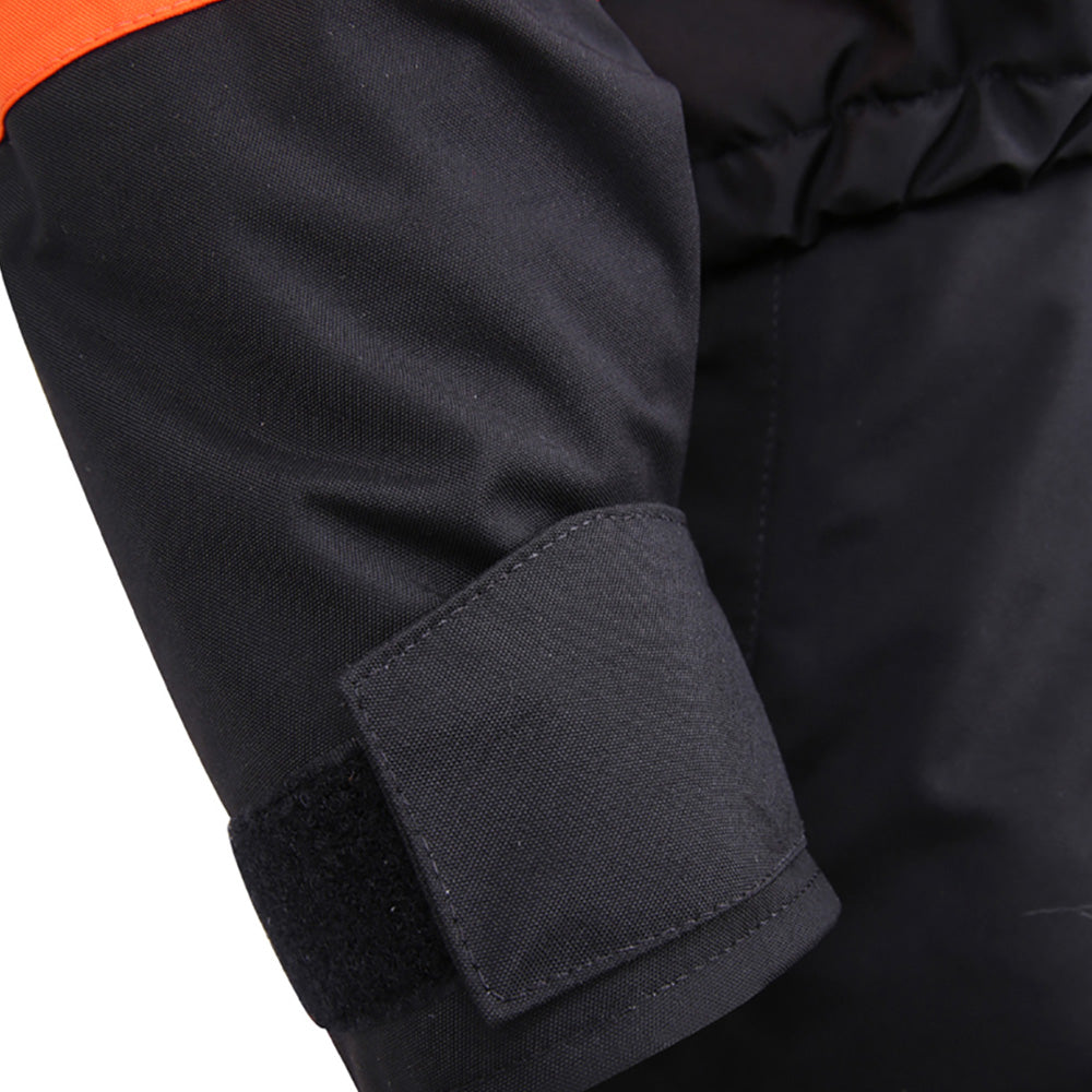 Typhoon Roan Men's Hinge Entry Drysuit Black/Orange