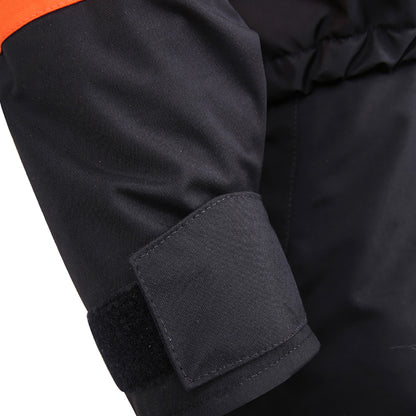Typhoon Roan Men's Hinge Entry Drysuit Black/Orange