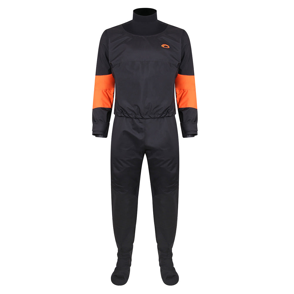 Typhoon Roan Men's Hinge Entry Drysuit Black/Orange