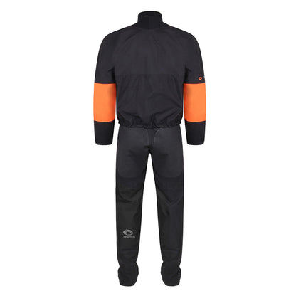 Typhoon Roan Men's Hinge Entry Drysuit Black/Orange