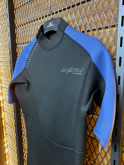 Typhoon Swarm 3mm Back Zip Shorty Wetsuit Navy/Black
