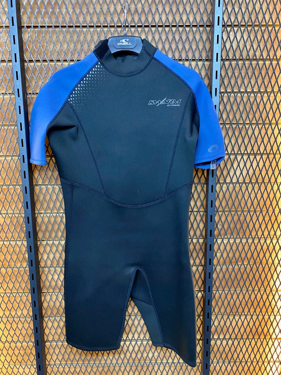 Typhoon Swarm 3mm Back Zip Shorty Wetsuit Navy/Black