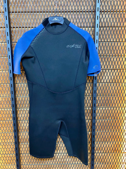 Typhoon Swarm 3mm Back Zip Shorty Wetsuit Navy/Black