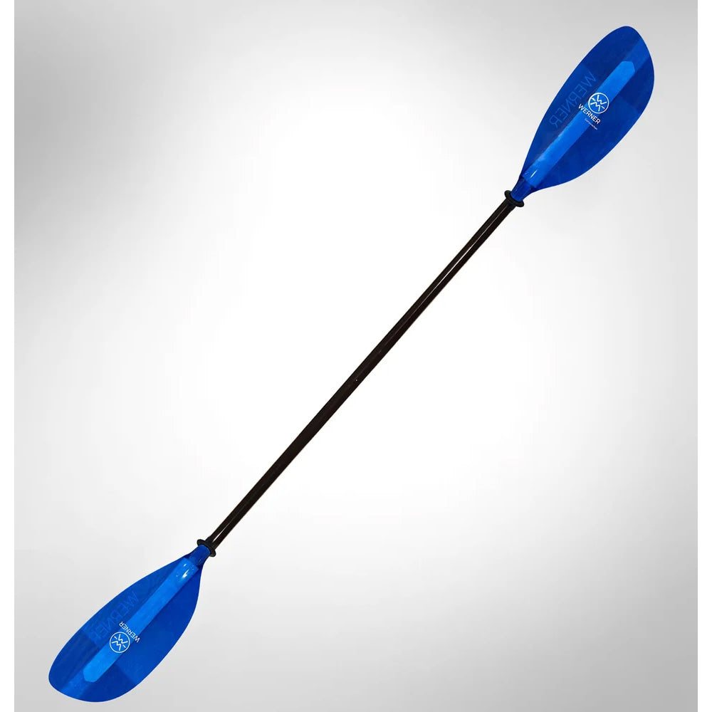 Werner Corryvreckan 2 Piece Straight Glass Kayak Paddle Blue