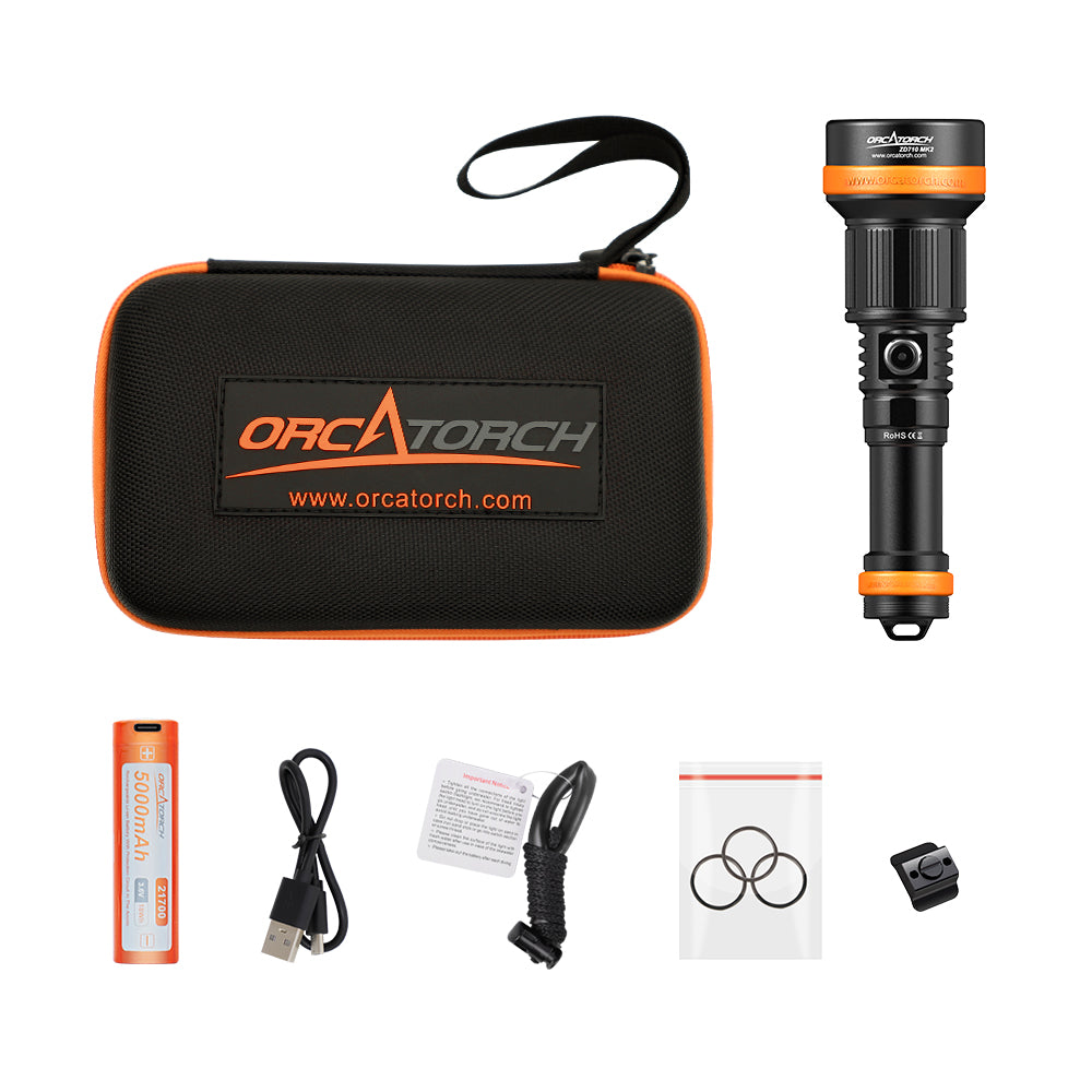 Orca ZD710 MK2 Dive Light